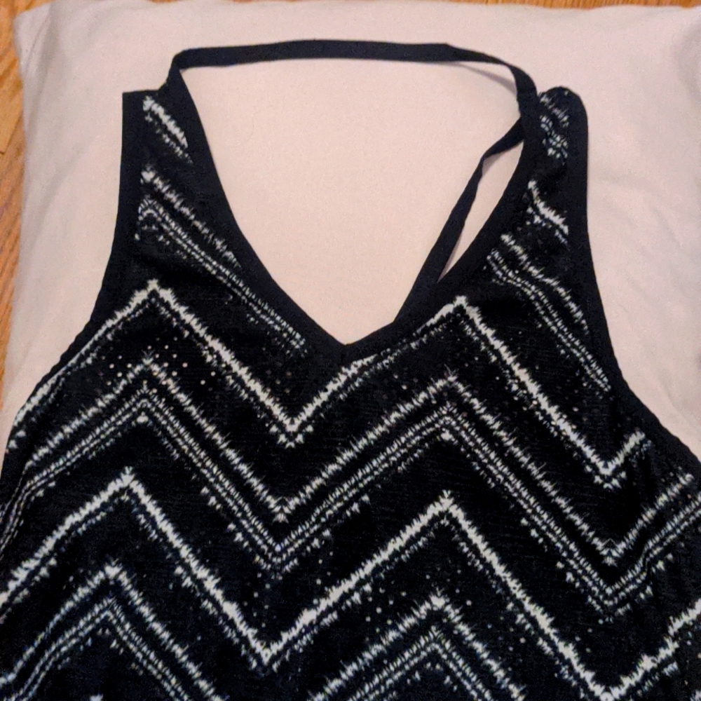 Black and white Athleta  tank top